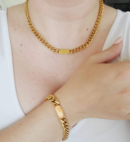 Mariner Link Chain, Heavy Chain Necklace, Thick Gold Chain, Chunky Gold Choker, Puffy Mariner Chain, Gold Mariner Chain, Gold Anchor Link, Puff Link Chain, Mariner Necklace, Puffy Link Necklace, Gold Puff Chain, Thick Puff Necklace, Gold Chunky Set, Gold Chunky chain, 18k Gold plated Chain