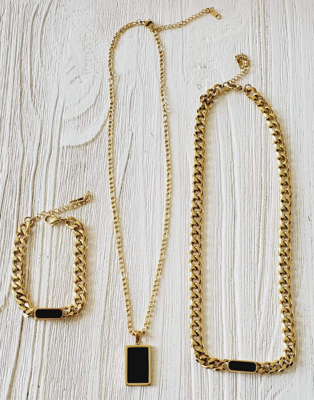 Mariner Link Chain, Heavy Chain Necklace, Thick Gold Chain, Chunky Gold Choker, Puffy Mariner Chain, Gold Mariner Chain, Gold Anchor Link, Puff Link Chain, Mariner Necklace, Puffy Link Necklace, Gold Puff Chain, Thick Puff Necklace, Black Gold Plated Set, Black Gold Jewelry, Christmas Gift for her, Christmas Gift for Wife