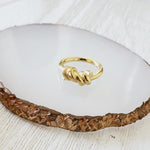 18k ring, bold ring, gold ring, gift for her, knot ring, 18k golden ring, gift for her, vintage ring, dainty ring, trending rings, trendy rings, gift for mom, gift for aunt, chunky rings, classic rings, water resistant rings, tarnish free rings