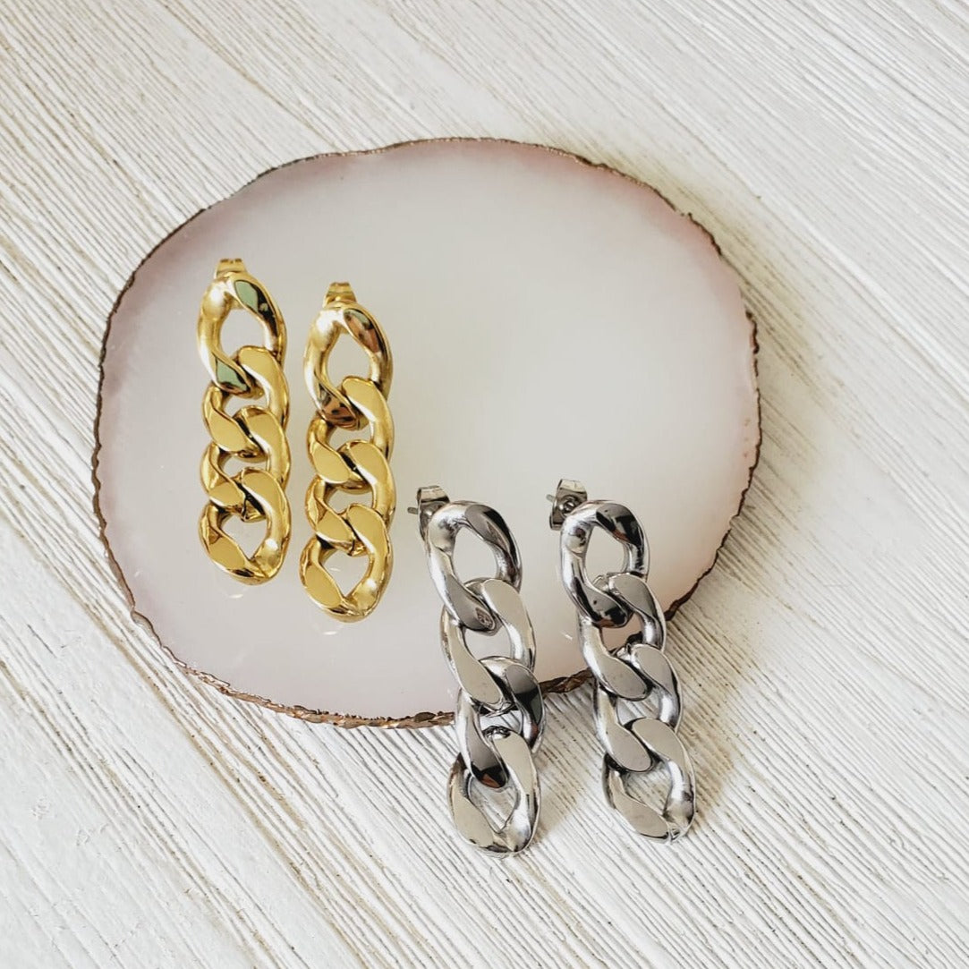 chunky earrings, thick gold hoop, gold hoop earrings, chunky gold hoop, hypoallergenic hoops, gold hoop earring, chunky hoops, small hoop earring, helloluxyjewelry, hoop earrings, croissant earrings, croissant hoops, gold filled hoops, twisted curved hoop, cuban rings, bold earrings, 18k gold earrings, water resistant earrings