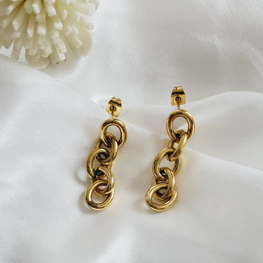 chunky earrings, thick gold hoop, gold hoop earrings, chunky gold hoop, hypoallergenic hoops, gold hoop earring, chunky hoops, small hoop earring, helloluxyjewelry, hoop earrings, croissant earrings, croissant hoops, gold filled hoops, twisted curved hoop, cuban rings, bold earrings, 18k gold earrings, water resistant earrings