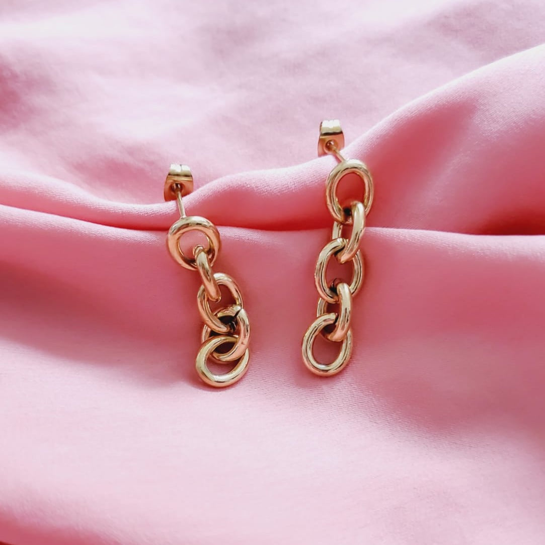 chunky earrings, thick gold hoop, gold hoop earrings, chunky gold hoop, hypoallergenic hoops, gold hoop earring, chunky hoops, small hoop earring, helloluxyjewelry, hoop earrings, croissant earrings, croissant hoops, gold filled hoops, twisted curved hoop, cuban rings, bold earrings, 18k gold earrings, water resistant earrings
