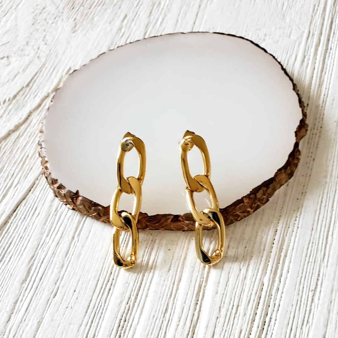 long gold earrings, circular earrings, 18k gold earrings, bold earrings, vintage earrings, thick gold hoop, gold hoop earrings, chunky gold hoop, hypoallergenic hoops, gold hoop earring, chunky hoops, small hoop earring, Hello luxy jewelry, hoop earrings, croissant earrings, croissant hoops, gold filled hoops, cuban earrings