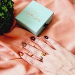 Water Resistant Jewelry, Water Resistant ring, sweat resistant jewelry, water resistance jewelry, Vintage Rings, double tone ring, double tone bold ring, double tone chunky ring,  Vintage Modern Rings, tarnish free jewelry, Delicate double tone ring, Classy double tone ring, 18k double tone ring, Gold and silver Ring, Gold Plated Jewelry, Gift For Her, Fine Jewelry, minimalist jewelry, minimalist ring, bold rings, bold jewelry