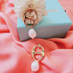 Pearl Earrings, 18k Gold Plated Earrings, Hypoallergenic Earrings, Waterproof Earrings, water resistance jewelry, Vintage Earrings, Bold Earrings, Water Resistant Earrings, Tarnish Free Earrings, Vintage Style, Vintage Earrings, tarnish free jewelry, hypoallergenic jewelry, Gift For Her, Fashion Gift for Her, Doctor Gift for Christmas