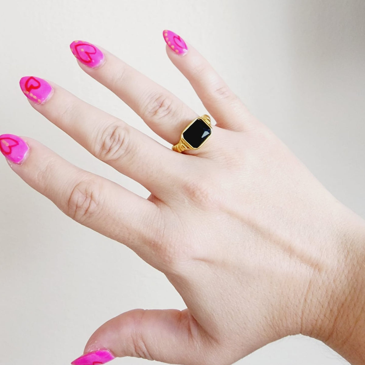 Inlaid Zircon Ring, Crystal Ring, White Crystal Ring, Black Crystal Ring, Vintage ring, valentines gifts, french twisted ring, Twist Crystal ring, Tarnish free ring, timeless gold ring, waterproof ring, Classical Simple Plain Stacking ring, anti turn green ring, dainty ring, 18k gold plated ring, vintage gold ring, classy gold ring, timeless jewelry, promise jewelry, Water Resistant Jewelry, Water Resistant, sweat resistant jewelry, water resistance jewelry, minimalist jewelry, minimalist ring