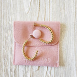 hypoallergenic earrings, twisted earrings, C shape twisted earrings, twisted hoops, waterproof earrings, water resistant earrings, twisted earrings gold, spiral twist earrings,  double twist earrings, double twist hoop earrings, tiny twist earrings,  twist stud earrings, small twisted gold hoop earrings,  twisted gold hoops 14k, Croissant Earrings Waterproof 