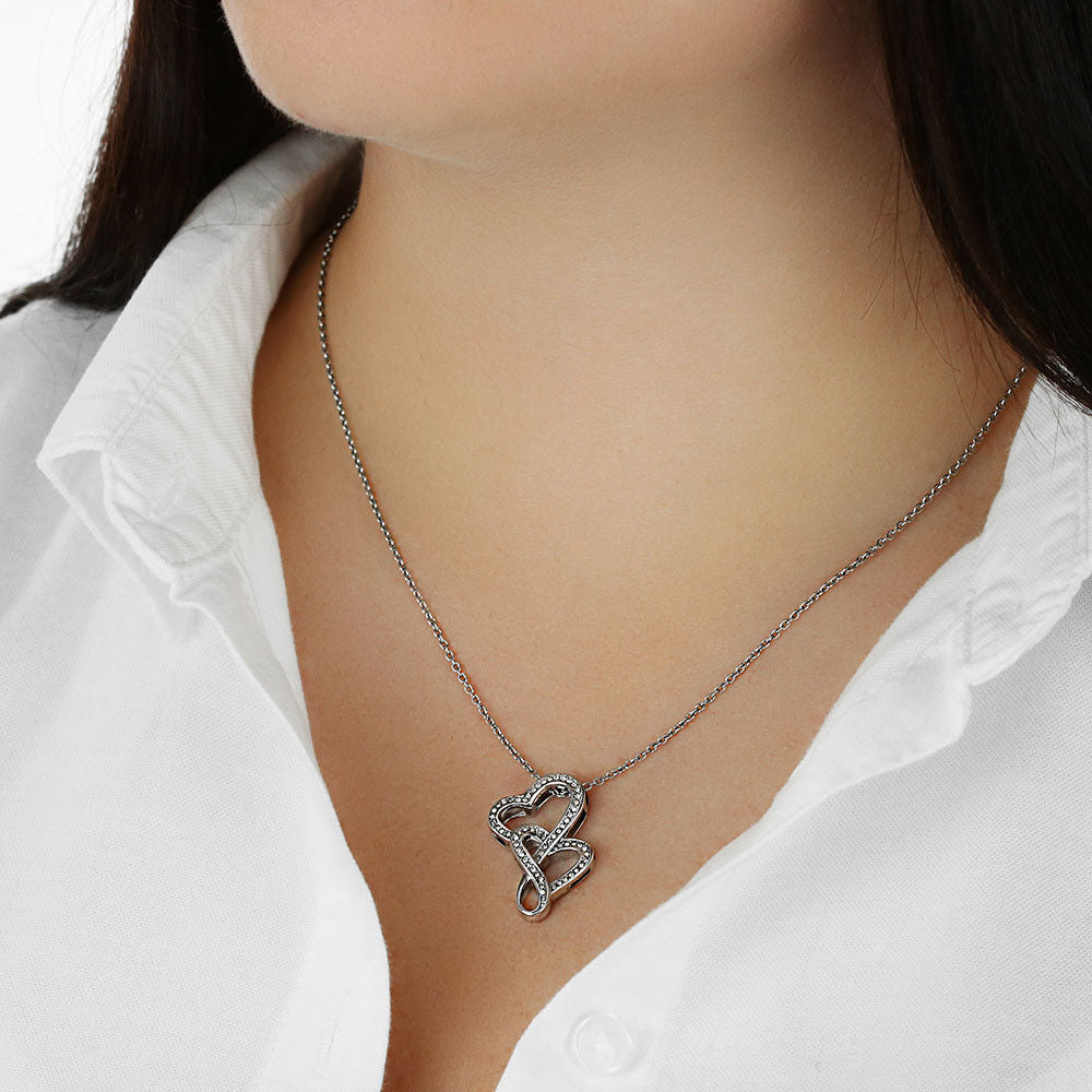 Para mi hija - Corazones enlazados Necklace