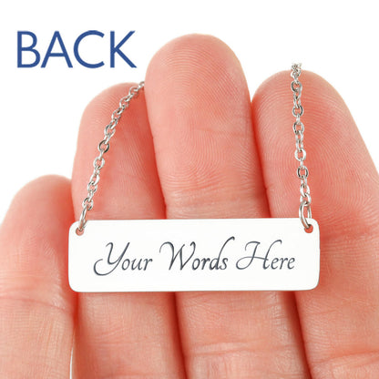 Inspirational Gift - I am Worthy Necklace