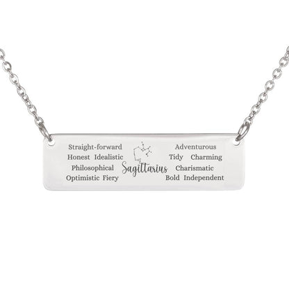 Gift to Sagittarius Personalized Necklace