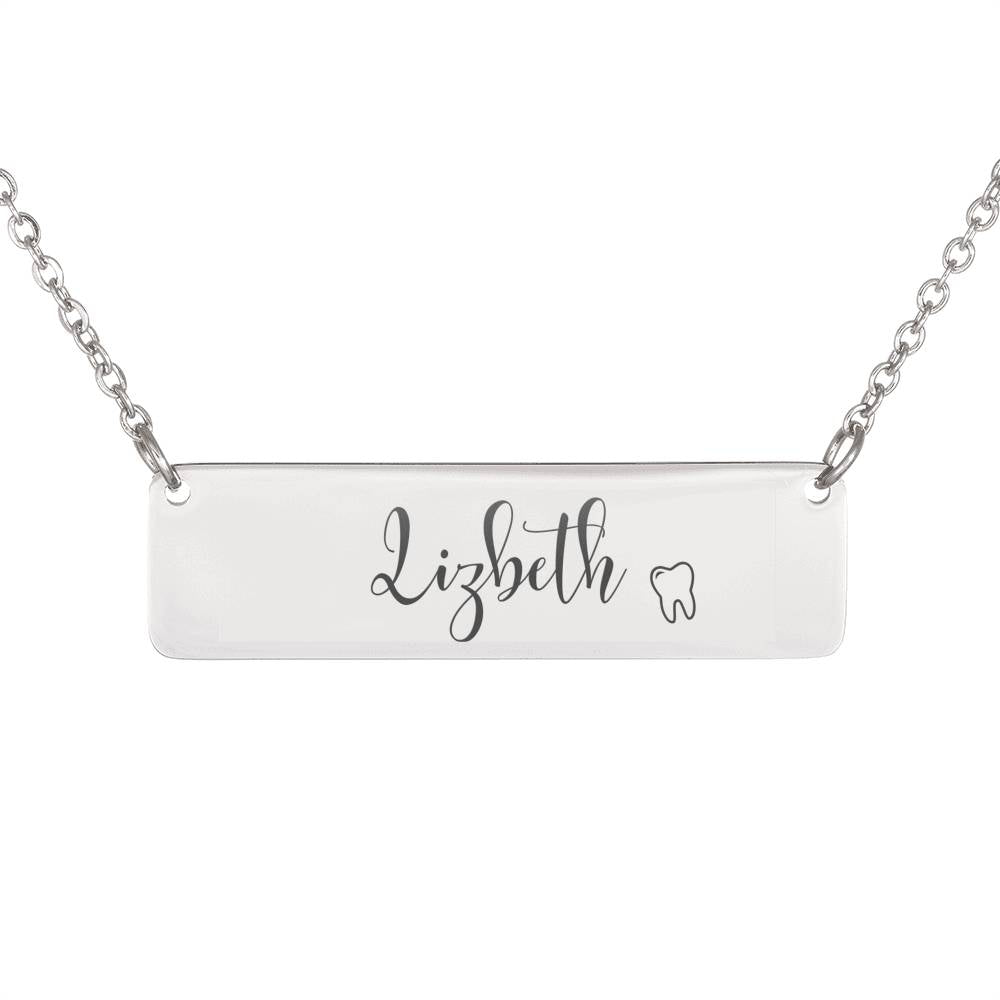 Gift for Dentist - Customize Dentist Necklace