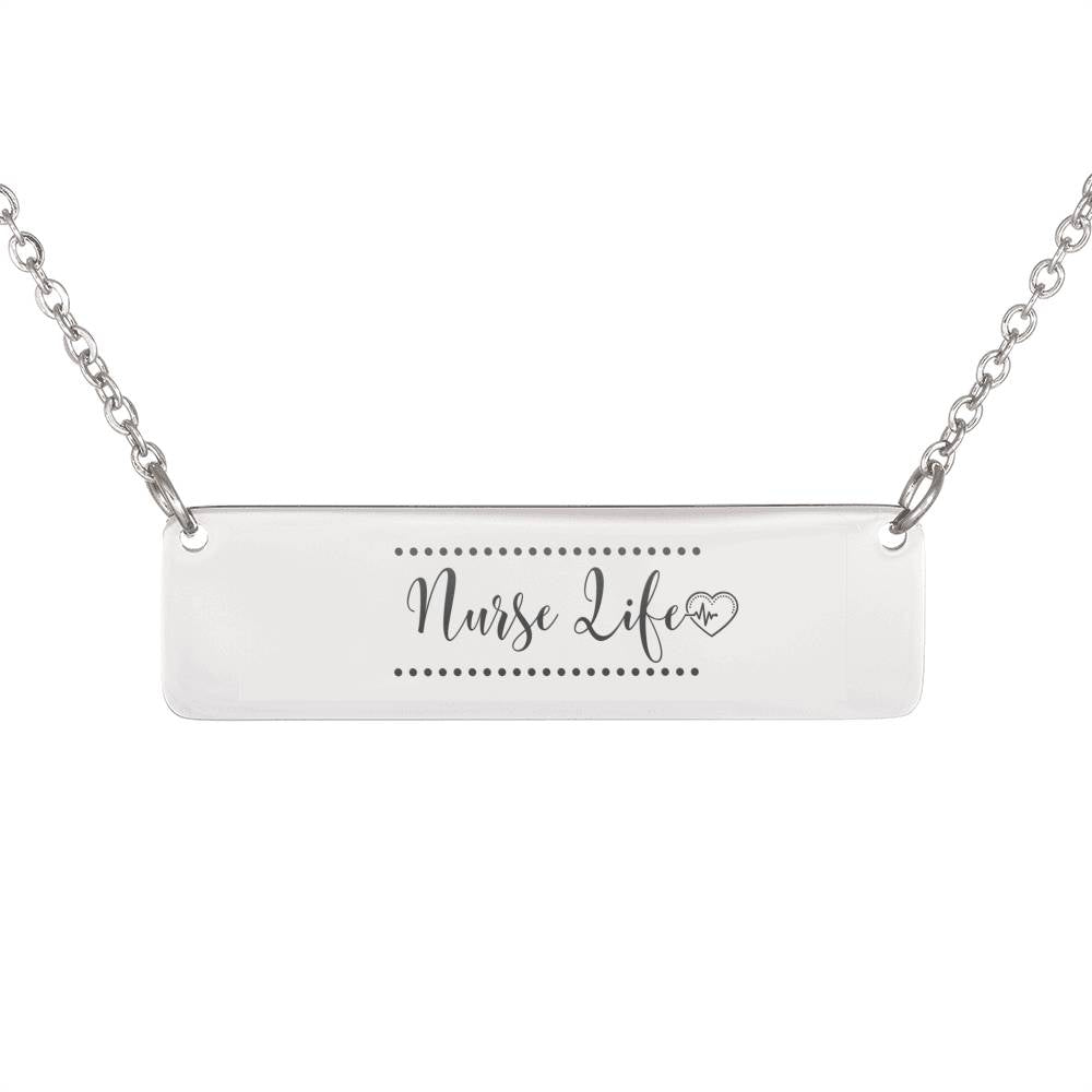 To My Nurse Wife - Nurse Life Necklace