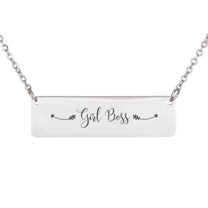 Gift for Girlboss - Girl Boss Necklace
