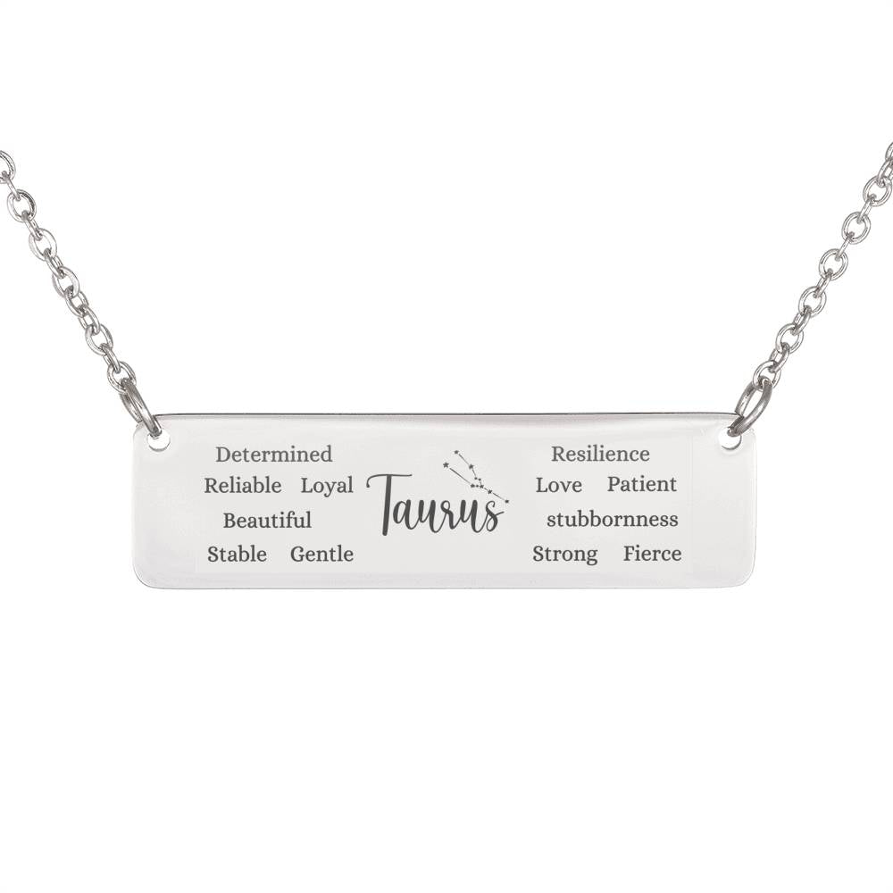 Gift for Taurus - Taurus Necklace