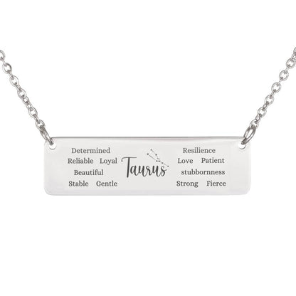 Gift for Taurus - Taurus Necklace