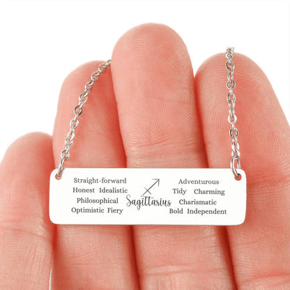 Gift for Sagittarius Zodiac Necklace