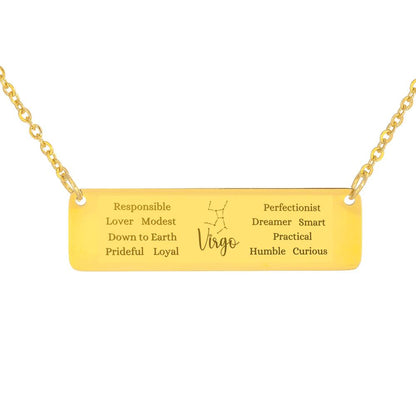 Gift for Virgo Personalized Necklace
