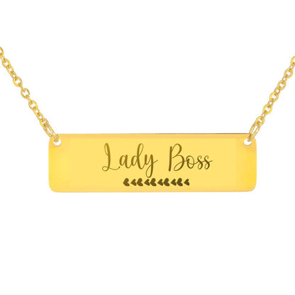 Gift for a Lady Boss - The Lady Boss Necklace