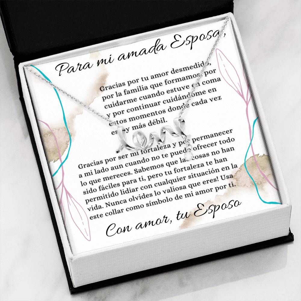 Para mi amada esposa Necklace