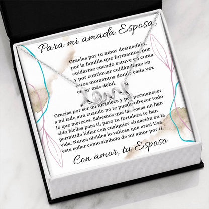 Para mi amada esposa Necklace