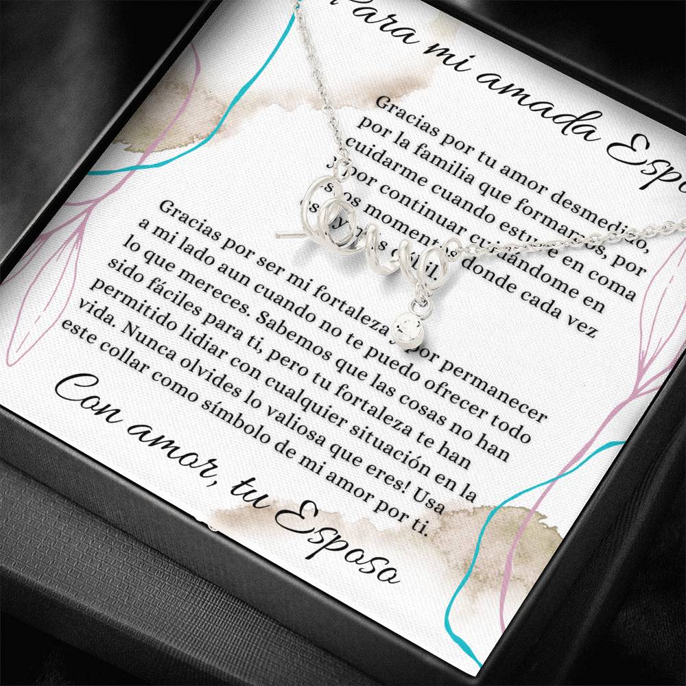 Para mi amada esposa Necklace