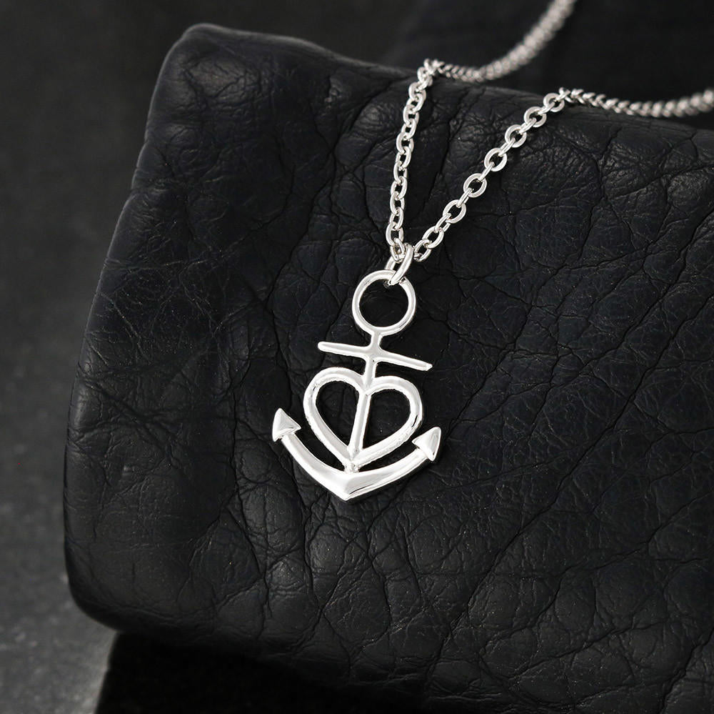 To my Mother in Law - Ship Anchor Necklace