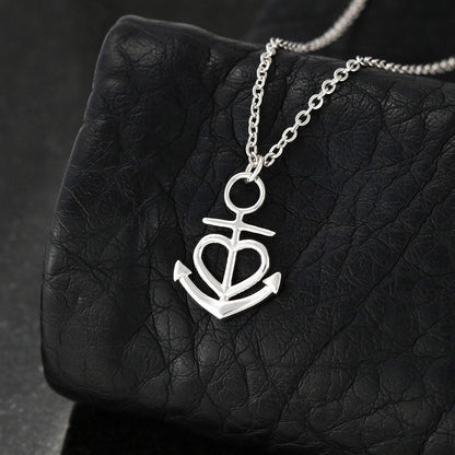 To my Mother in Law - Ship Anchor Necklace