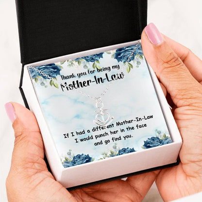 To my Mother in Law - Ship Anchor Necklace