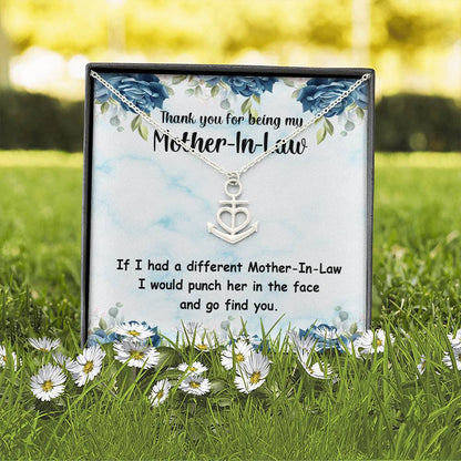 To my Mother in Law - Ship Anchor Necklace